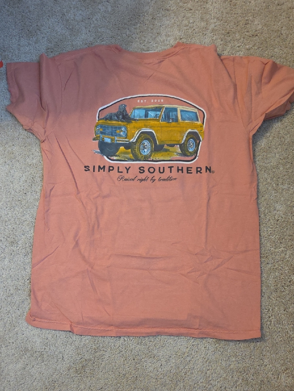 Simply Southern Coral Tee